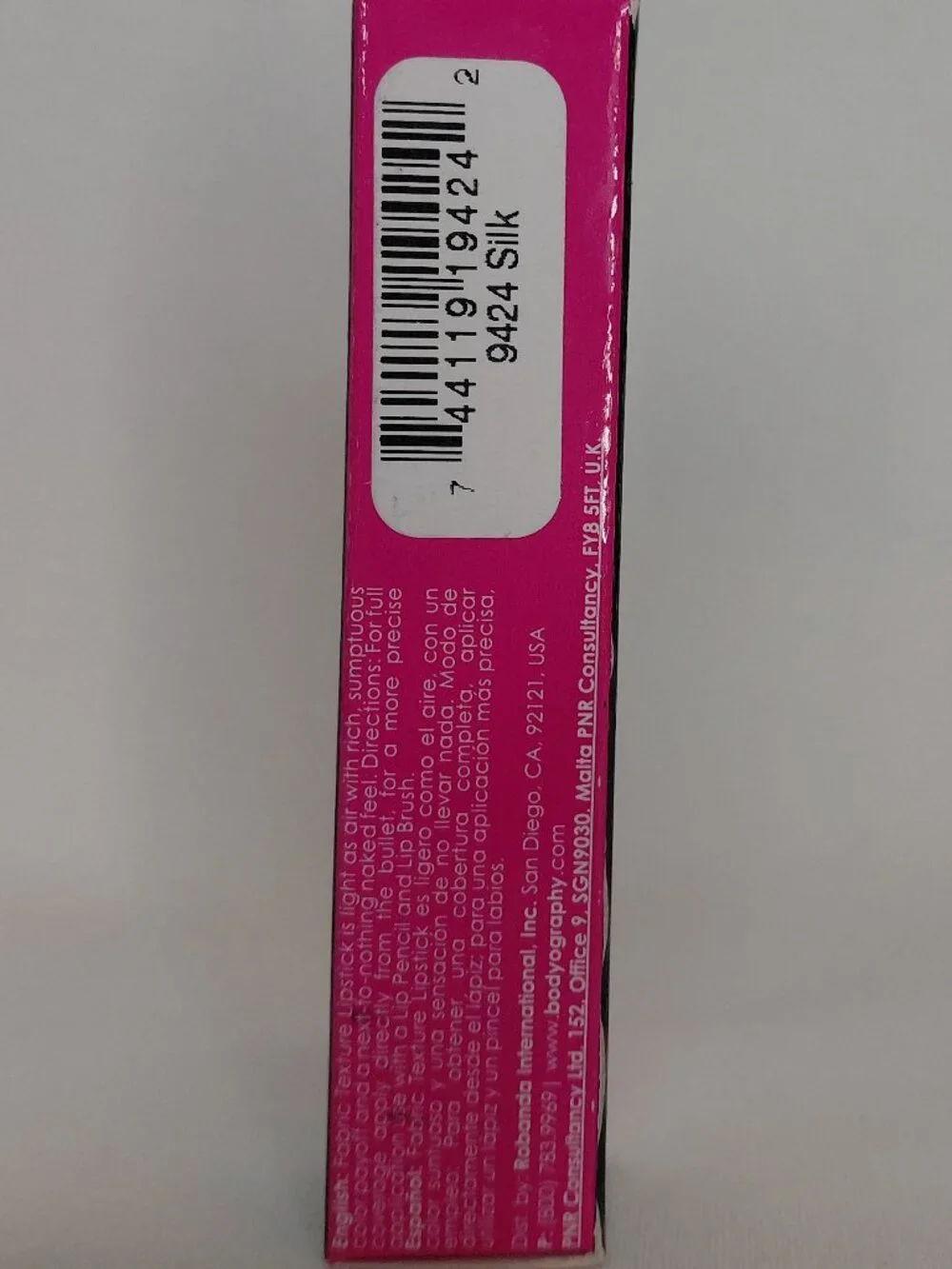 Bodyography - Fabric Texture Lipstick in Silk (Coral Peach)